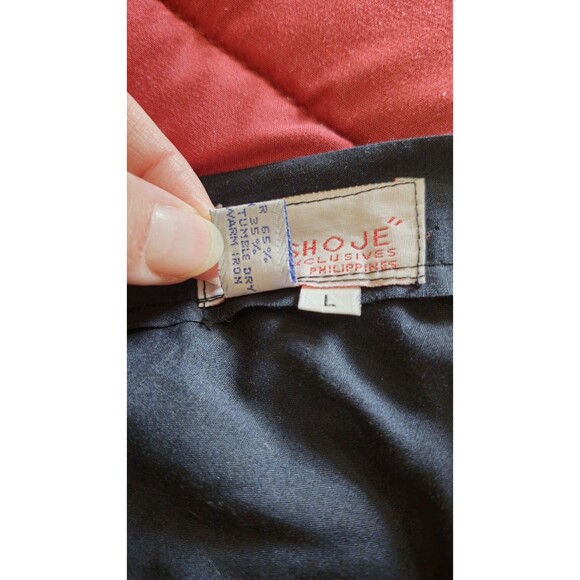 Vintage 70s Floral Embroidered Wrap Skirt One Size Shoje Manila Philippines - Picture 8 of 8